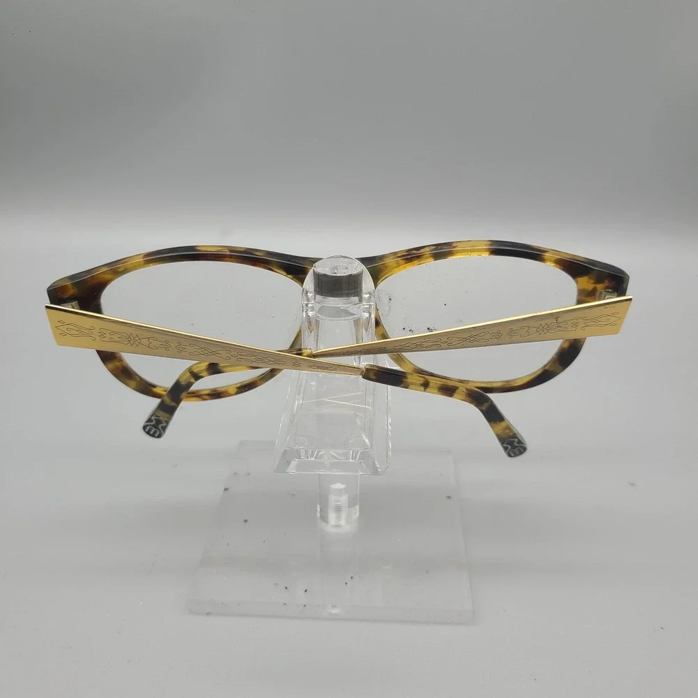 Matsuda M2001B Tortoise Gold Titanium Filigree Cat Eye Eyeglass Frames Japan